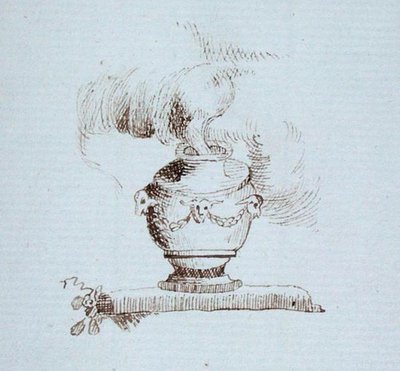 Dessin du carnet de Michael Faraday - Michael Faraday