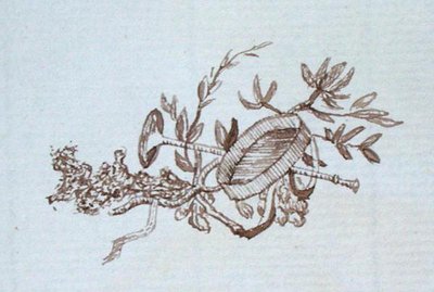 Dessin du carnet de croquis de Michael Faraday (plume et encre sur papier) - Michael Faraday