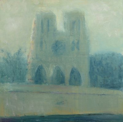 Notre Dame, Paris, 2016 (oil on linen) - Michael G. Clark