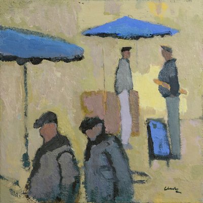 Mardi est un jour de marché, 2016 (huile sur lin) - Michael G. Clark