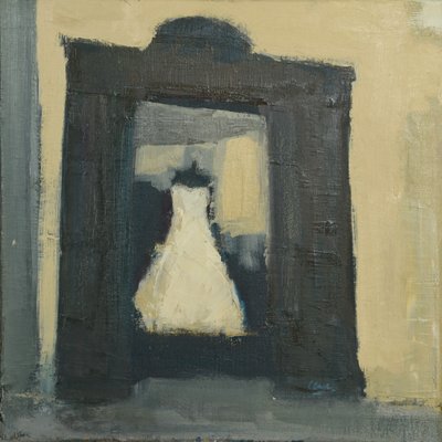 Robe de mariée Turin, 2017 (huile sur lin) - Michael G. Clark