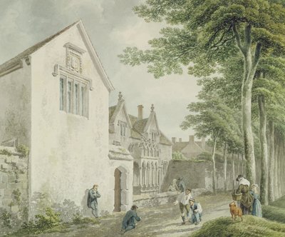 Maisons de charité dans le cimetière de l