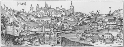 Vue de Prague, illustration du 