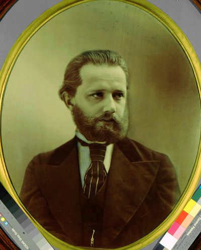 Portrait du compositeur Piotr Tchaïkovski - Michail Michailovich Panov