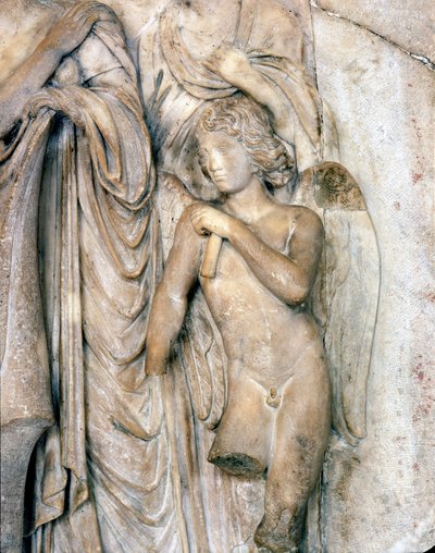 Ange, marbre de Venise, début du XVIe siècle. Cérémonie funéraire, (détail), Musée du Louvre. Sculpture de Michel-Ange. - Michelangelo Buonarroti