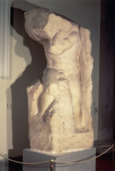 Esclave "Atlas", c.1520-23 - Michelangelo Buonarroti
