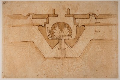Conception pour un bastion pour une porte - Michelangelo Buonarroti