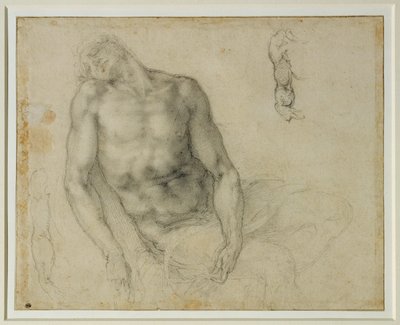 Le Christ mort et deux reprises du bras droit … - Michelangelo Buonarroti