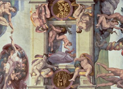 Plafond de la Chapelle Sixtine (1508-12) : La Création d