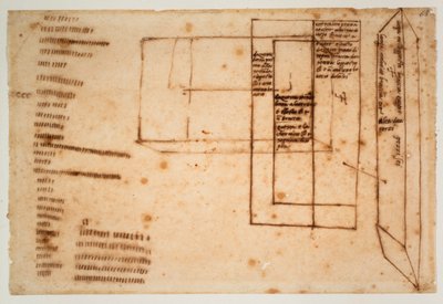 Esquisses de blocs de marbre pour le tombeau de Jules II - Michelangelo Buonarroti