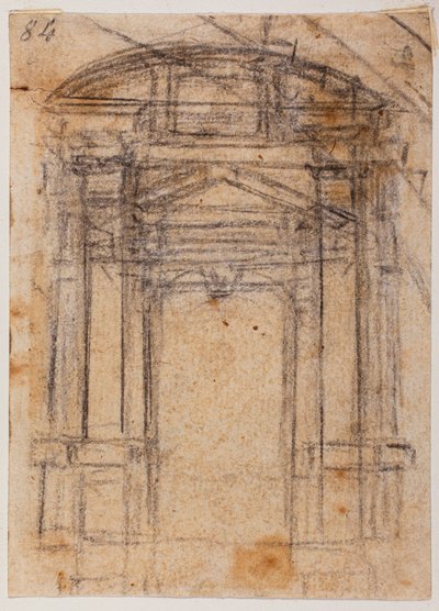 Étude pour la Porta Pia et le dôme de Saint-Pierre - Michelangelo Buonarroti