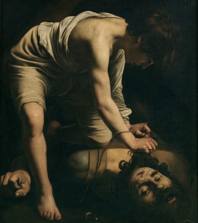 David avec la tête de Goliath - Michelangelo Merisi Caravaggio