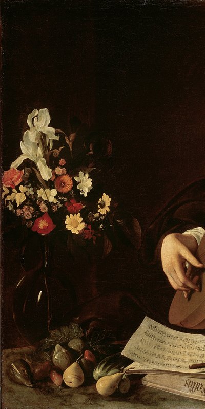 Le joueur de luth (détail) - Michelangelo Merisi Caravaggio