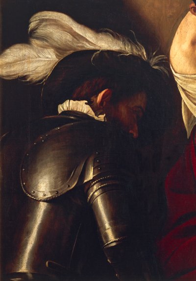 Homme en armure (détail) - Michelangelo Merisi da Caravaggio