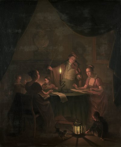 Une fête musicale à la chandelle - Michiel Versteegh