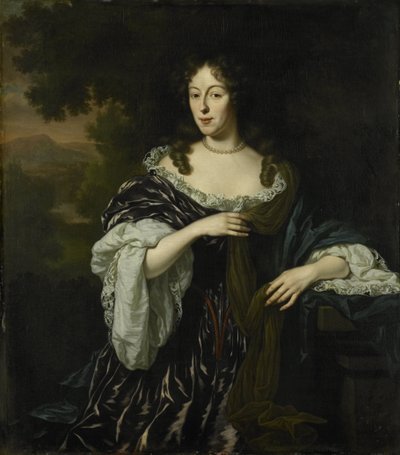 Portrait de Maria Schaep - Michiel van Musscher