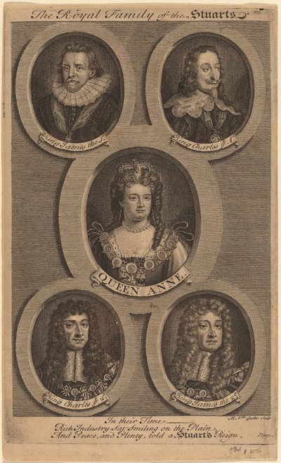 La famille royale des Stuarts - Michiel van der Gucht