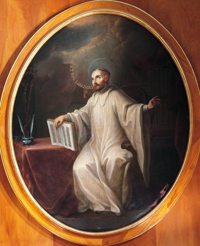 Saint Bernard de Clairvaux, attribué à Miguel Cabrera (1695-1768) - Miguel (attr. to) Cabrera