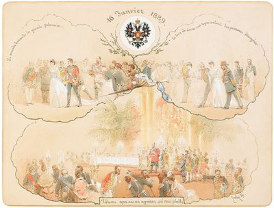 Un bal dans la salle héraldique du Palais d