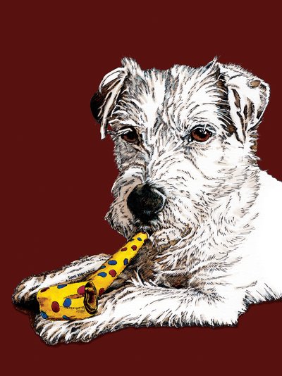 Chien Parson Anniversaire sur Oxyde Rouge, 2020 - Mike Davis