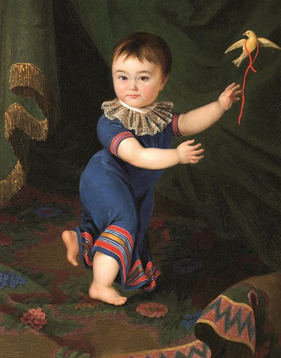 Portrait du comte Dmitri Nikolaïevitch Cheremetev 1803-1871 enfant, 1805 - Mikhail Matveevich Cherkasov