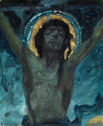 Christ sur la croix - Mikhail Vasilievich Nesterov