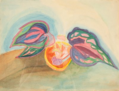 Nature morte avec plante, c. 1920 - Mikhail Vasilyevich Matyushin