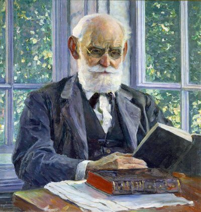 Portrait du physiologiste, psychologue et médecin Ivan P. Pavlov - Mikhail Vasilyevich Nesterov