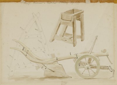Charrue, herse et mangeoire, St. Valery - Miner Kilbourne Kellogg