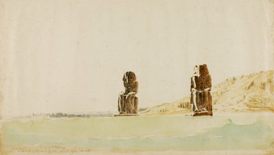 Statues de Memnon, Thèbes - Miner Kilbourne Kellogg