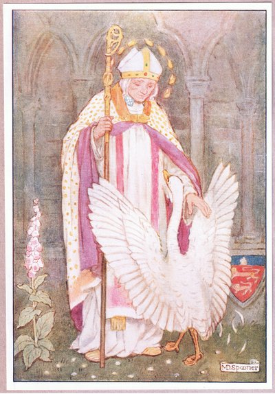 Saint Hugues et le cygne blanc - Minnie Didbin Spooner