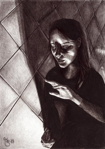 Une femme dans une ombre lumineuse - Mirjam Schrei