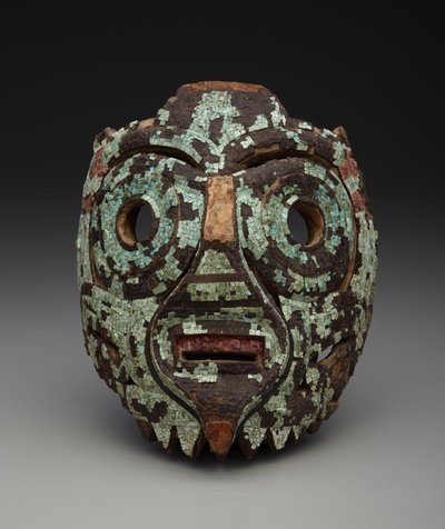 Masque, possiblement de Tlaloc - Mixtec Mixtec