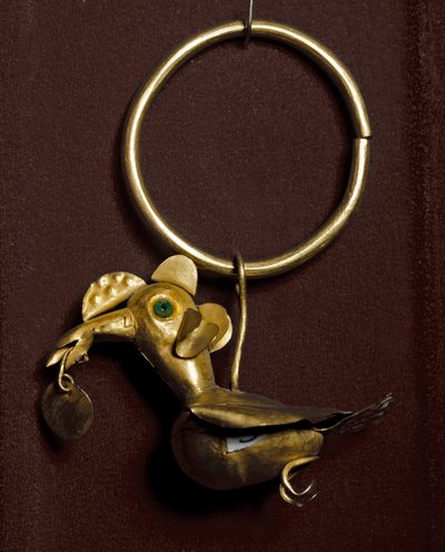 Art précolombien, culture Mochica : boucle d
