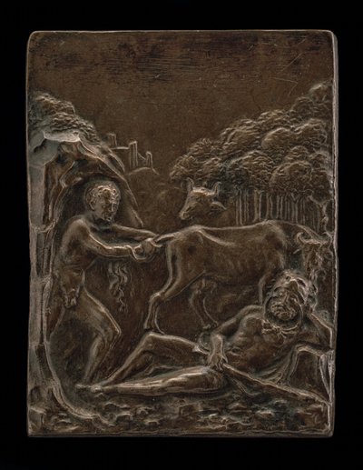 Cacus volant le bétail de Géryon à Hercule - Moderno