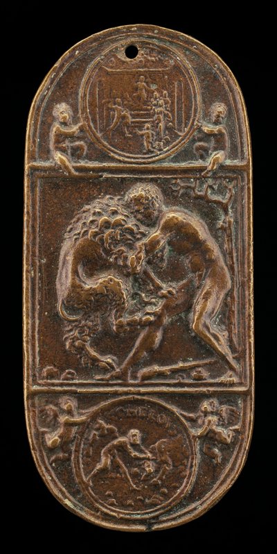Hercule et le lion de Némée - Moderno
