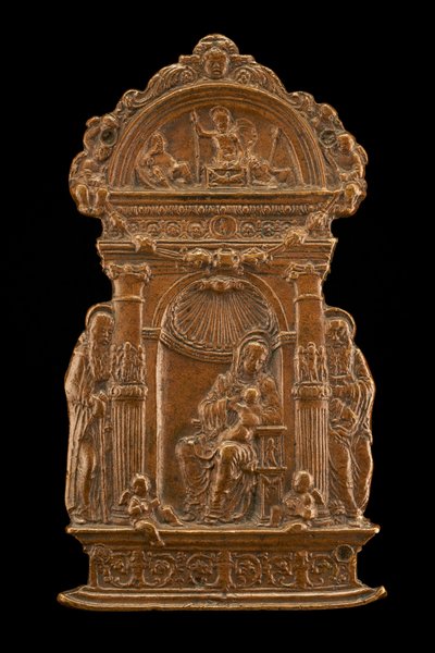 Madone et enfant avec des saints, fin du XVe - début du XVIe siècle - Moderno