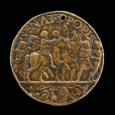 Triomphe sénatorial [revers], vers 1490 - Moderno