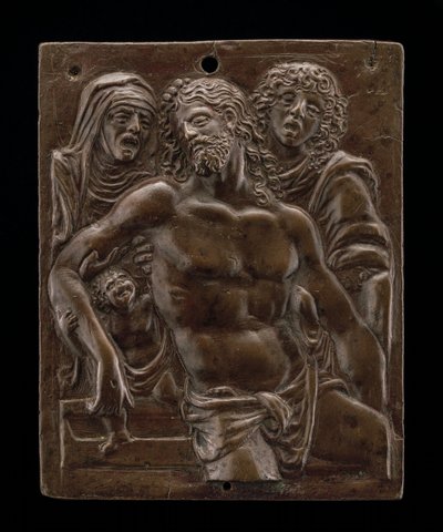 Le Christ mort soutenu par la Vierge et Saint Jean, 1513 ou avant - Moderno