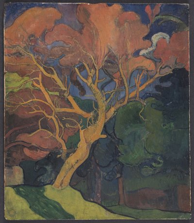 Bois avec arbre tordu - Mogens Ballin