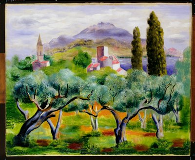 Paysage, vers 1920 - Moise Kisling