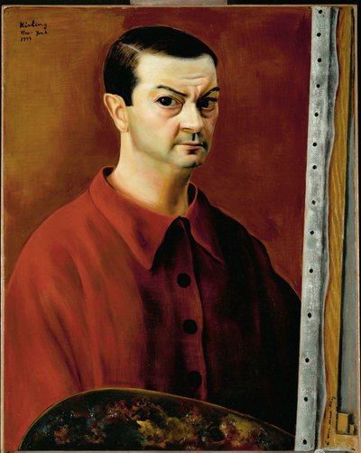 Moise Kisling, autoportrait (huile sur toile) - Moise Kisling