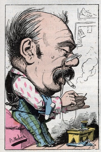 Portrait de Jules Gabriel Célibataire, notable français du 19ème siècle - Moloch