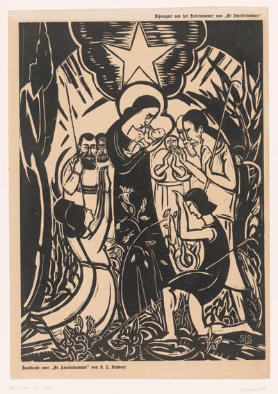 Adoration des bergers - Mommie Schwarz (signed by artist)