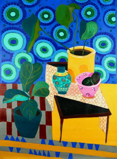 Nature morte végétale aux couleurs vives - Monica Prentice