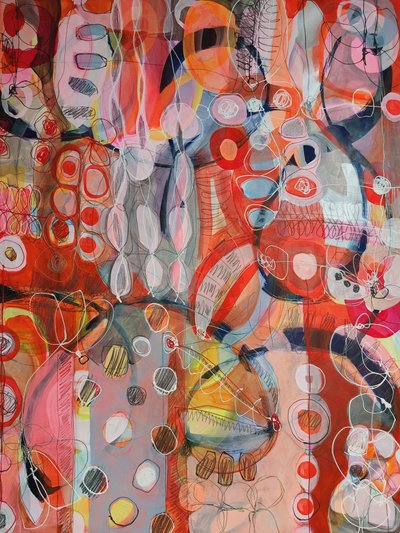 Formes abstraites dynamiques - Monika Riethmueller