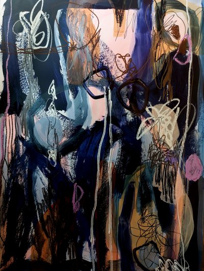 Mouvement abstrait dynamique - Monika Riethmueller