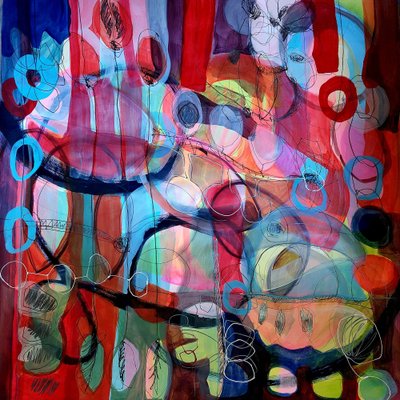 Formes abstraites éclatantes - Monika Riethmueller