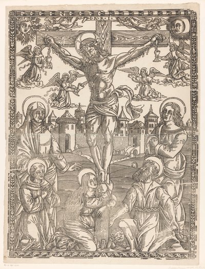 Crucifixion du Christ - Monogrammist LA