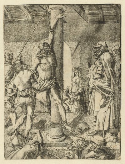 Le martyre de Saint Sébastien - Monogrammist LH (Nederlanden)